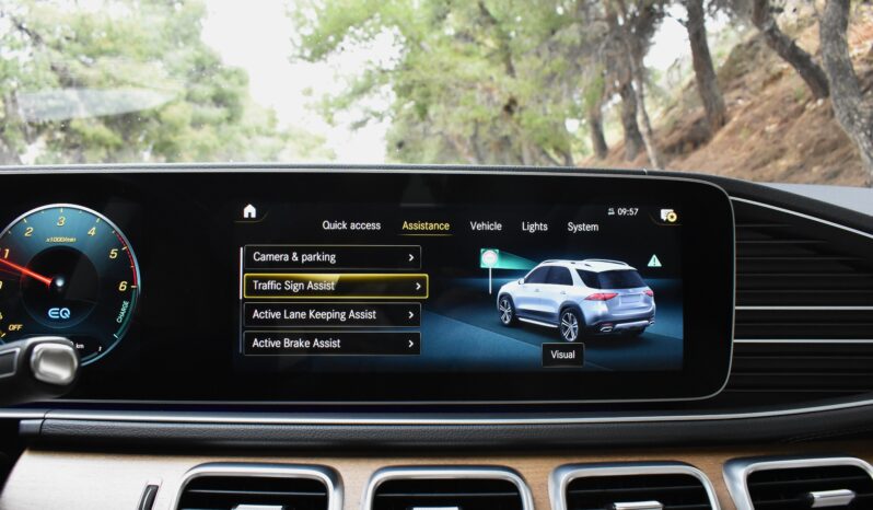 Mercedes-Benz GLE 350 2021 De-AMG PACKET-PANORAMA-MOJAVE SILVER-4 MATIC-BURMESTER full